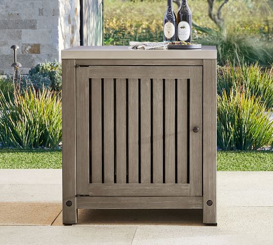 Abbott Outdoor Kitchen FSC® Acacia Single-Door Cabinet